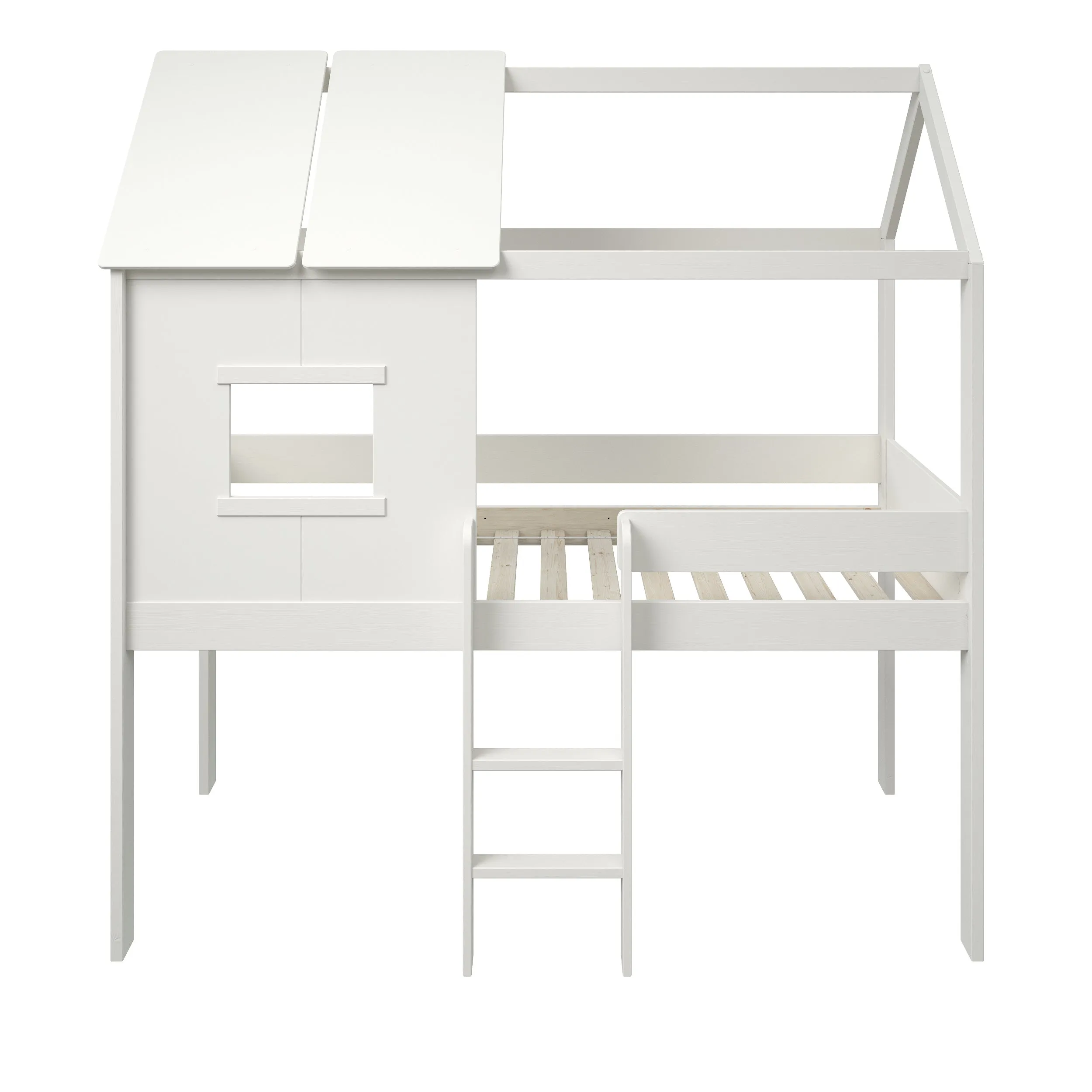 Midi Playhouse Bed with Desk & Cube Unit - Kids Avenue