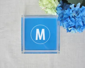 Monogram Lucite Tray