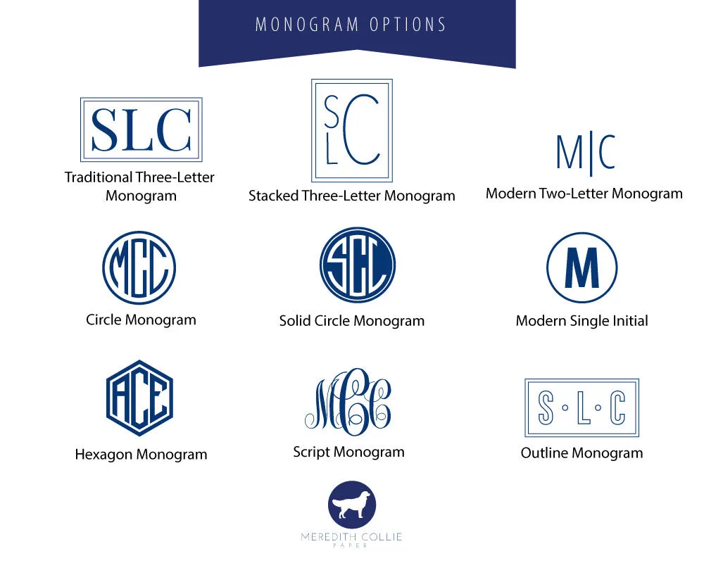 Monogram Lucite Tray