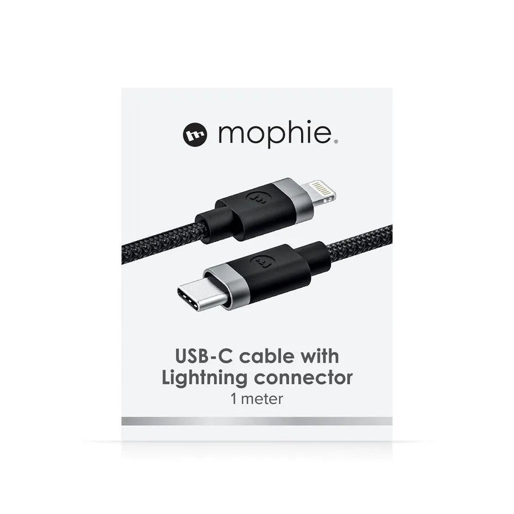 Mophie USB-C to Lightning Cable - 1M - Black