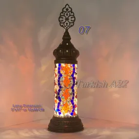 MOSAIC CYLINDER TURKISH MOSAIC LAMP,  id: 300