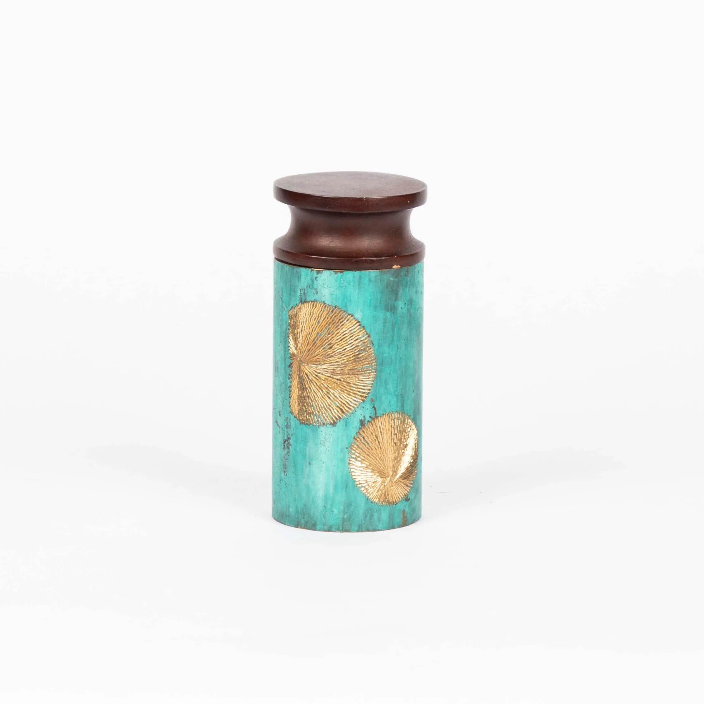 Mukhwaas Supari Pattern Toothpick Holder | Wood & Brass | Tableware Organizer