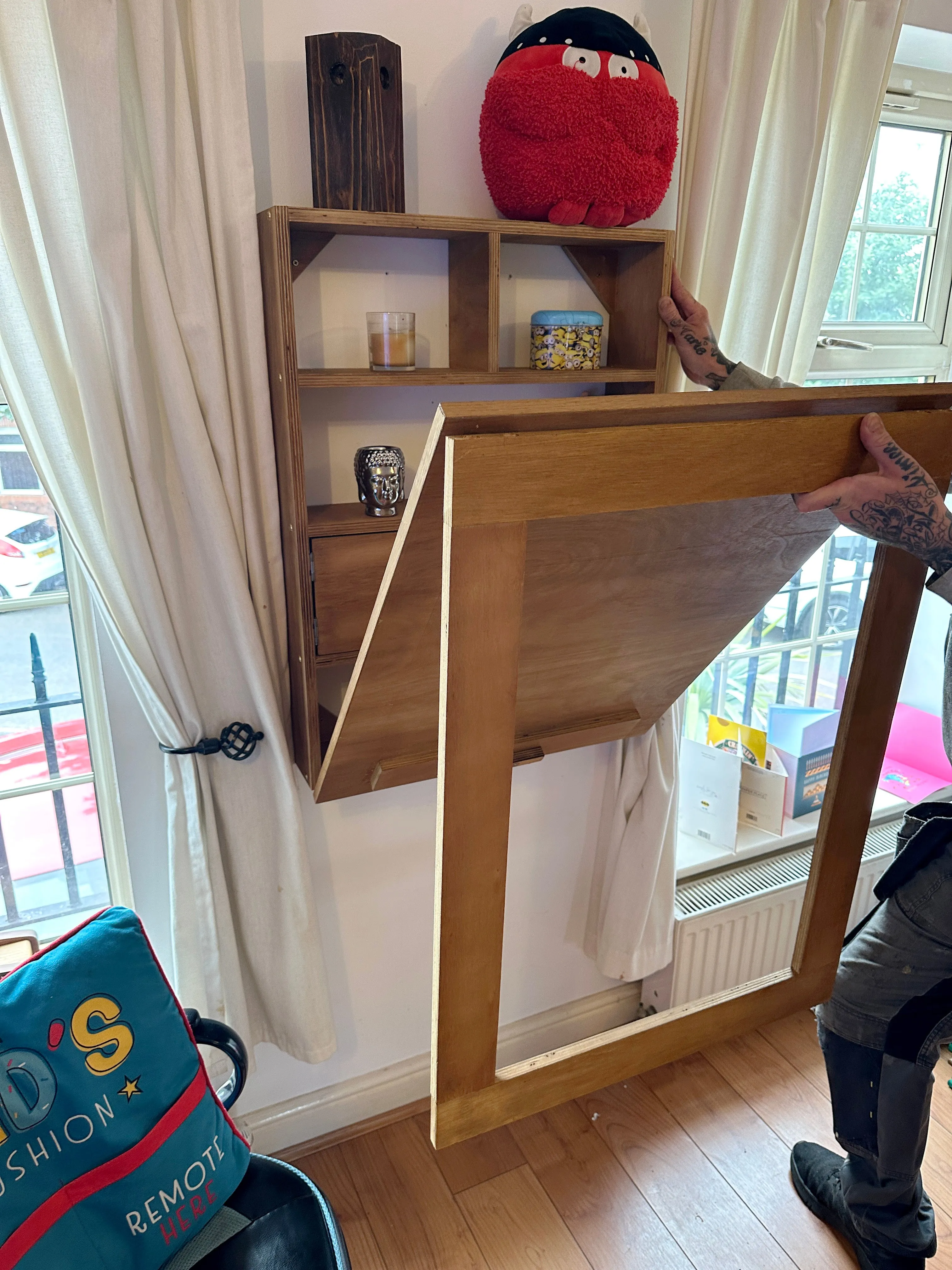 Murphy Office Desk, fold to wall great to work from home
