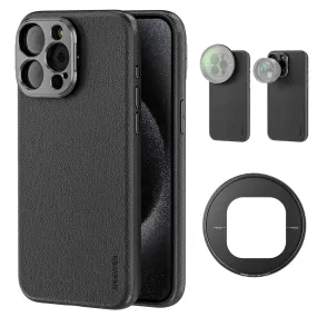 NEEWER PA053/PA054 Case for iPhone 15 Pro/Pro Max with 17mm/67mm Adapters