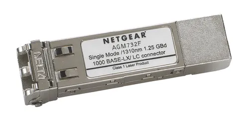 Netgear ProSafe AGM732F Fiber 1000BASE-LX SFP GBIC Transceiver Module, Connectivity Over 10Km, LC connector - AGM732F