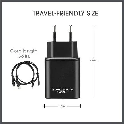 New - Travel Smart USB Quick Charge Adapter