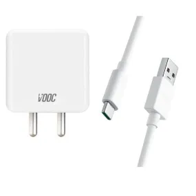Oppo F19 Pro 4 Amp Type-C  Vooc Charger With C-Type Cable