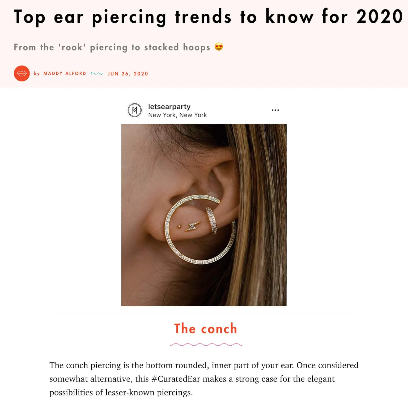 Pave Lightning Studs