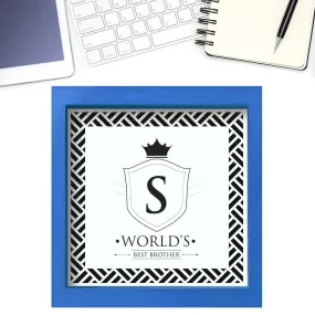 Personalised World's Best Brother Organisational Tray
