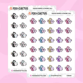 Phone Squish Stickers