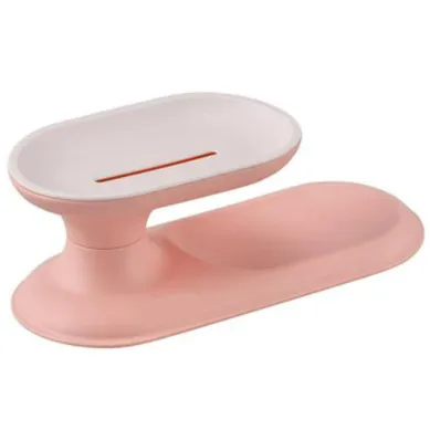 Portable Bathroom Soap Dishes Nordic Double-Layer Color Soap Holder