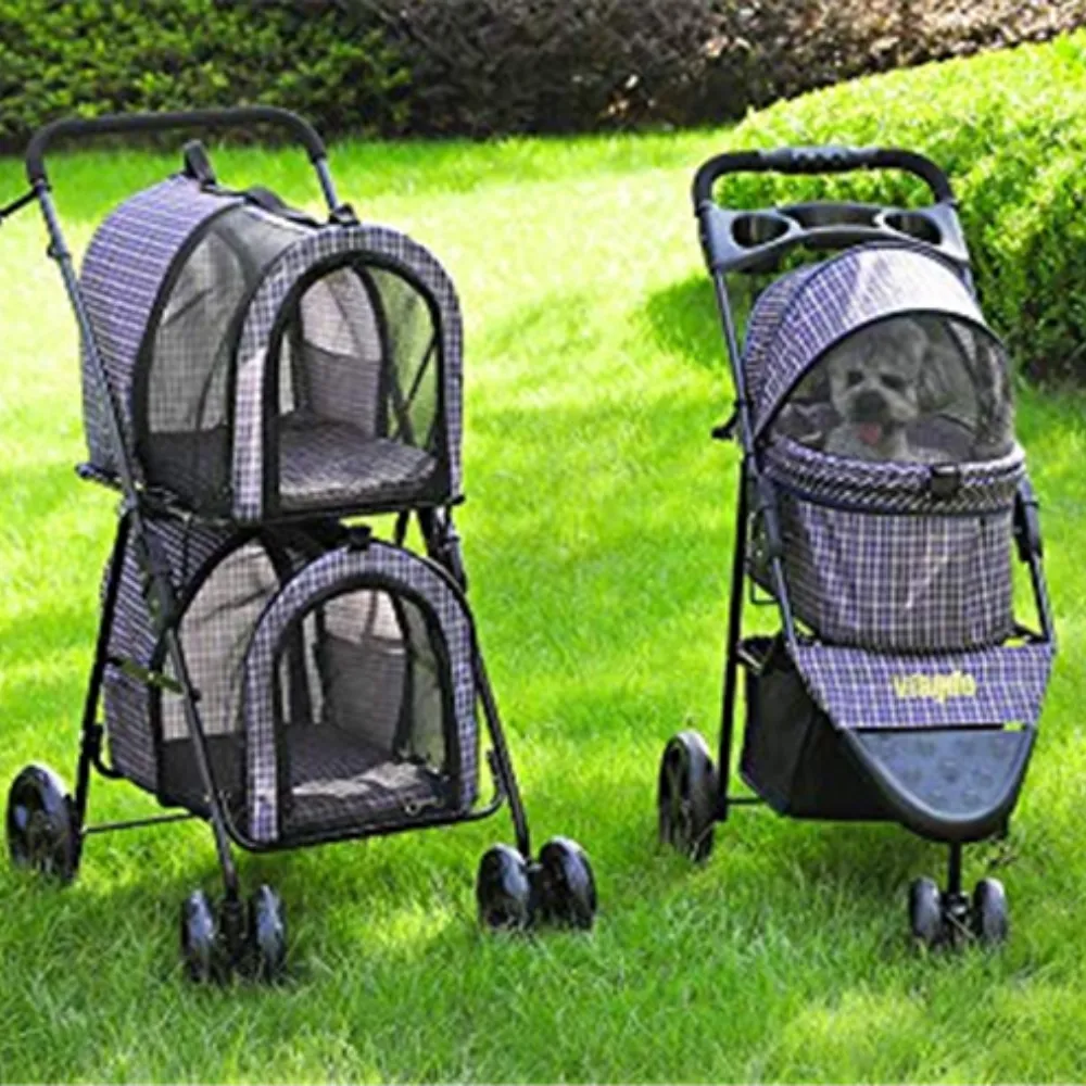 Premium Small / Large Dog Jogging Stroller Carriage