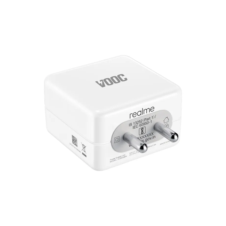 Realme 5 Pro Vooc Flash Charge 20W Charger With Type-C Cable