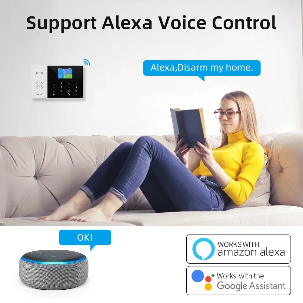 Residential Smart Gsm Wifi Alarm