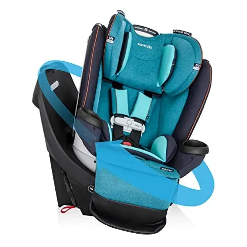 Revolve360 Extend All-in-One Rotational Car Seat - Sapphire Blue
