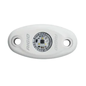 RIGID A-Series LED Light High Power Cool White White Housing Single