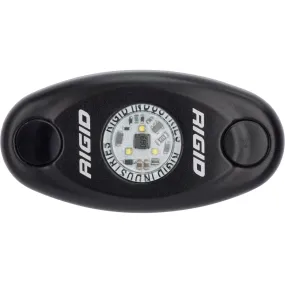 RIGID A-Series LED Light Low Power Blue Black Housing Single