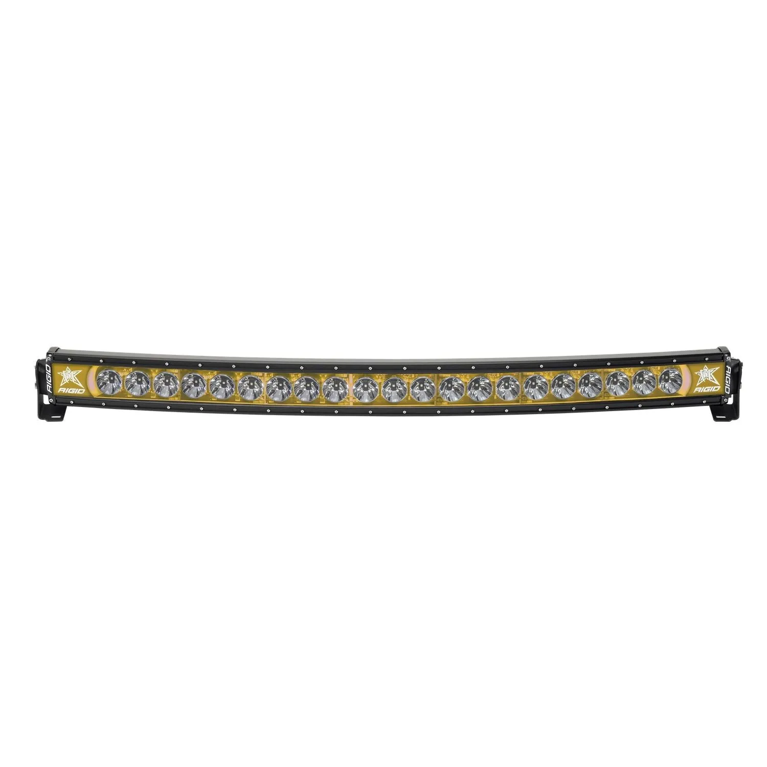 RIGID Radiance Plus Curved Bar Broad-Spot Optic 40 Inch With Amber Backlight