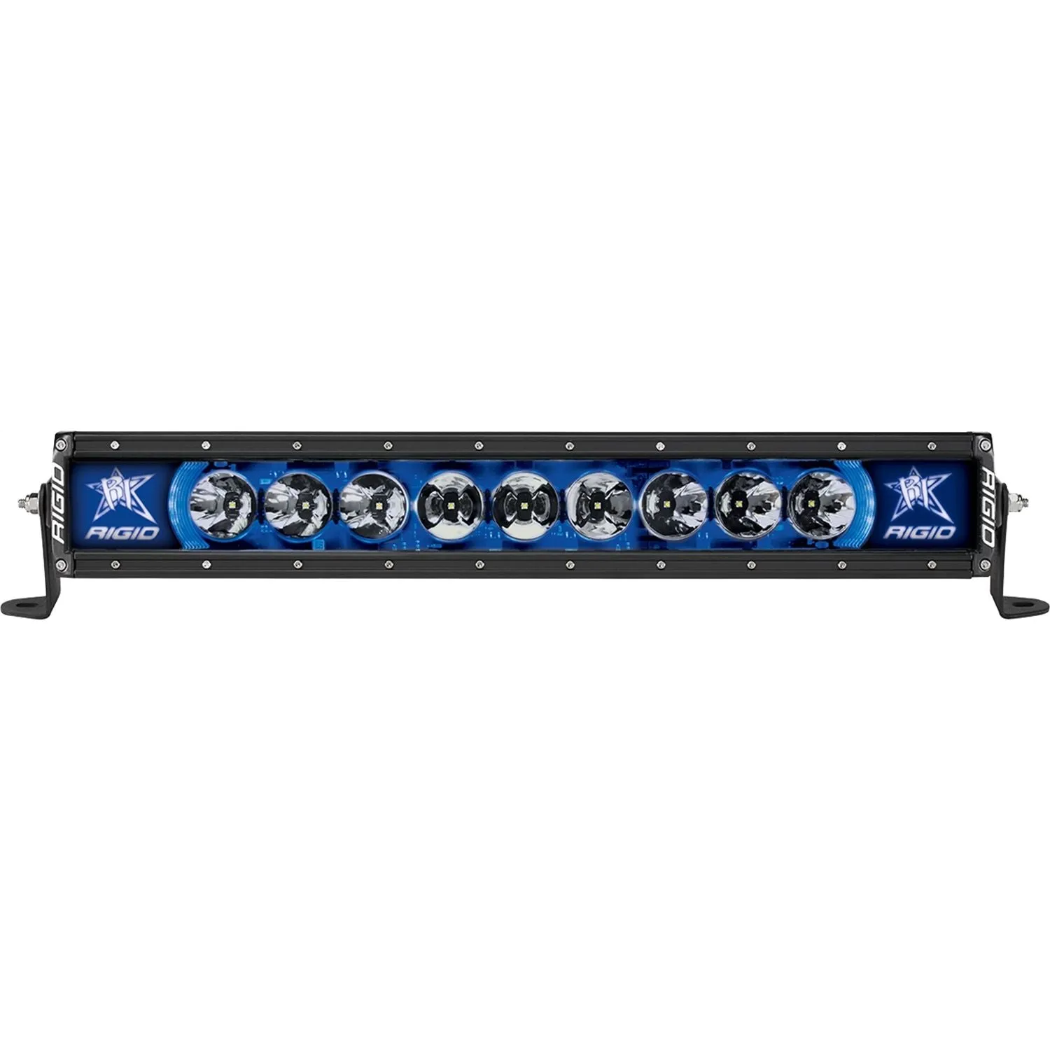 RIGID Radiance Plus LED Light Bar Broad-Spot Optic 20 Inch With Blue Backlight