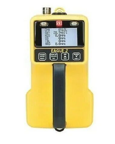 RKI Instruments 724-104-05-P2 Eagle 2 4 Gas Monitor LEL/CH4/O2/CO2/VOC's