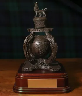 Royal Marines 3D Globe & Laurel - Bronze B77A