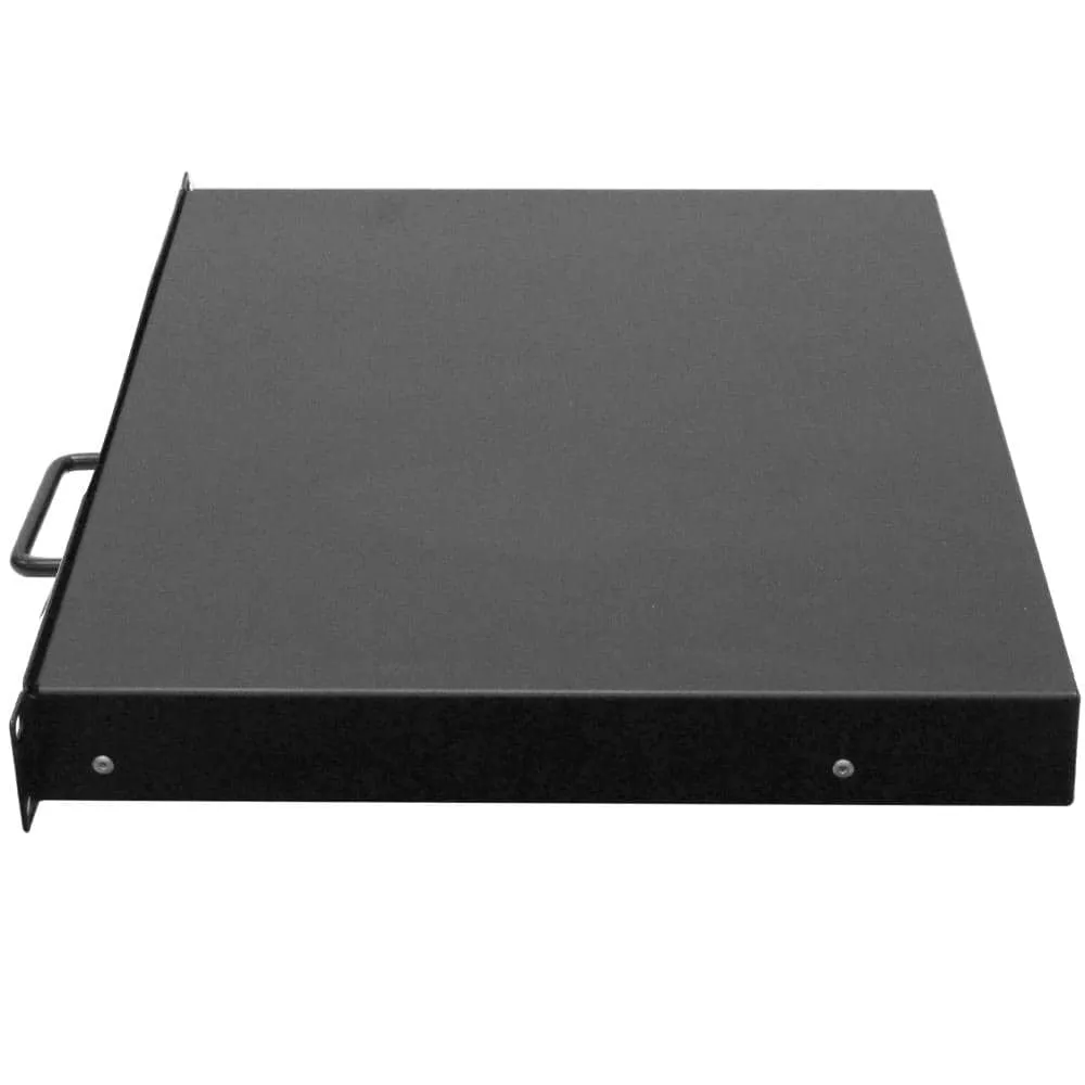 SA-RD1 - 1 Space PA/DJ Metal Rack Case Locking Drawer - 1U Server Cabinet Drawer with Key