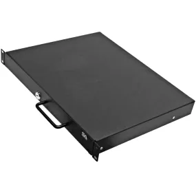SA-RD1 - 1 Space PA/DJ Metal Rack Case Locking Drawer - 1U Server Cabinet Drawer with Key