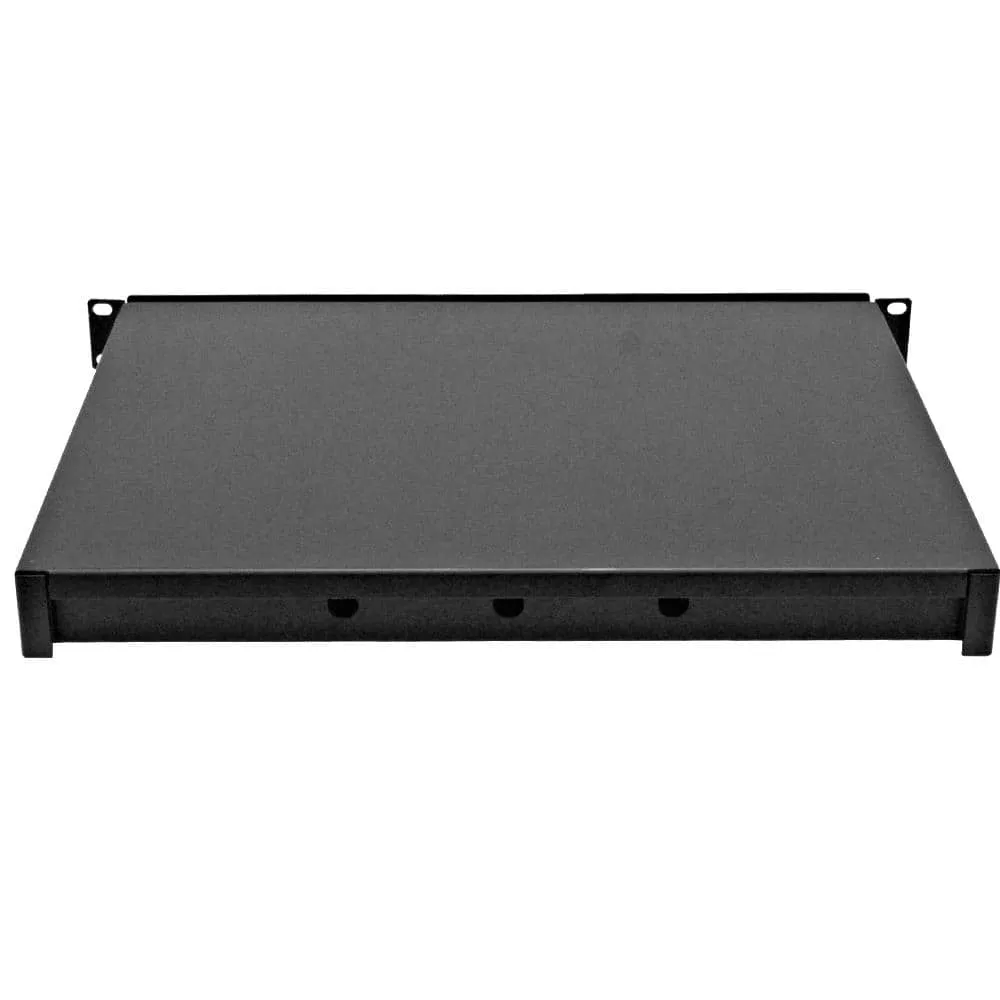 SA-RD1 - 1 Space PA/DJ Metal Rack Case Locking Drawer - 1U Server Cabinet Drawer with Key
