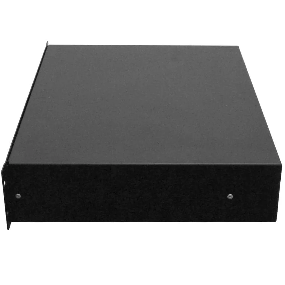 SA-RD2 - 2 Space PA/DJ Metal Rack Case Locking Drawer - 2U Server Cabinet Drawer with Key