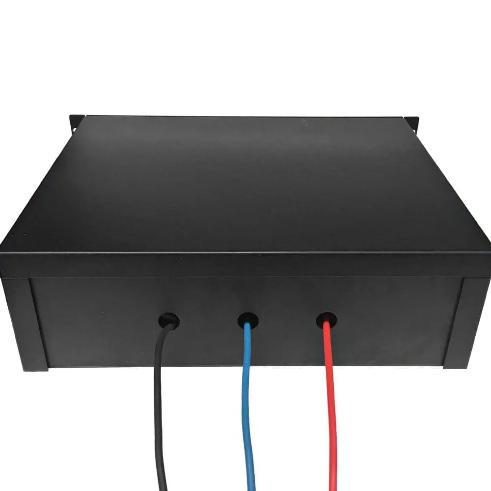 SA-RD3 - 3 Space PA/DJ Metal Rack Case Locking Drawer - 3U Server Cabinet Drawer with Key