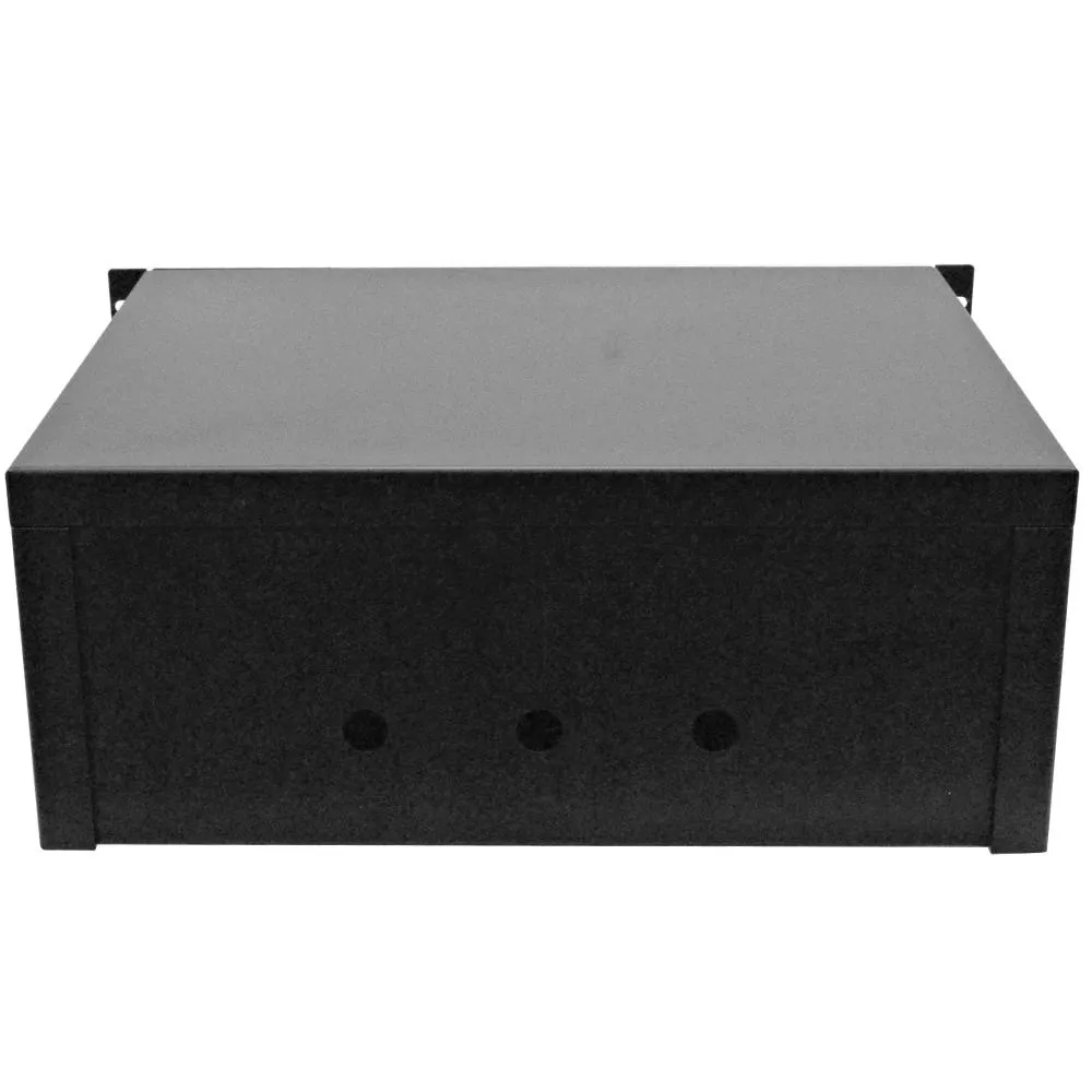 SA-RD4 - 4 Space PA/DJ Metal Rack Case Locking Drawer - 4U Server Cabinet Drawer with Key