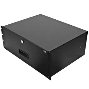 SA-RD4 - 4 Space PA/DJ Metal Rack Case Locking Drawer - 4U Server Cabinet Drawer with Key