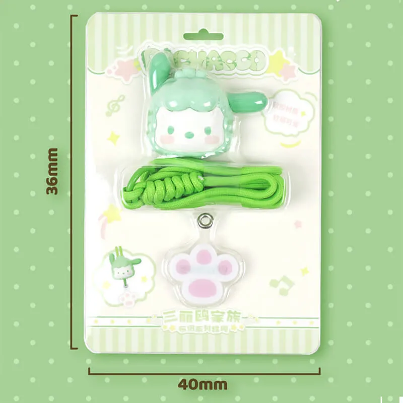 Sanrio Muppet Series 3d Face Doll Phone Neck Hanging Lanyard