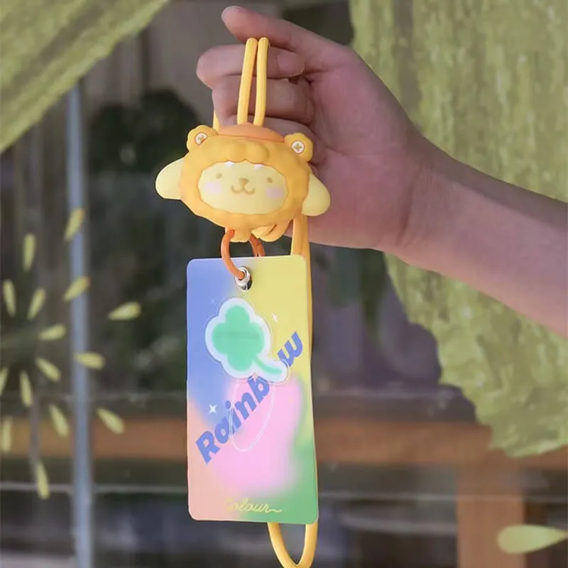 Sanrio Muppet Series 3d Face Doll Phone Neck Hanging Lanyard