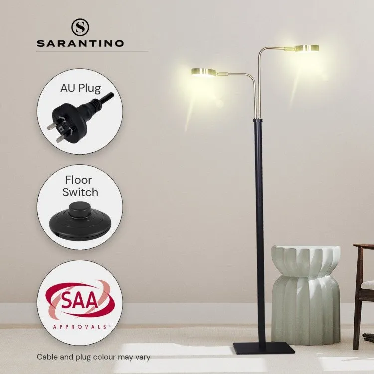 SARANTINO LED METAL FLOOR LAMP