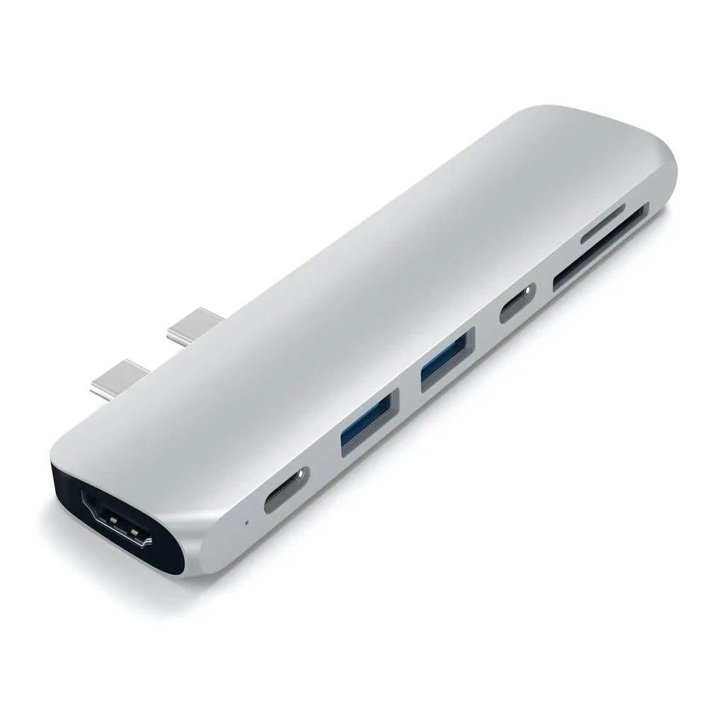 Satechi USB-C Pro Hub w/ 4K HDMI & Thunderbolt 3 - Space Grey