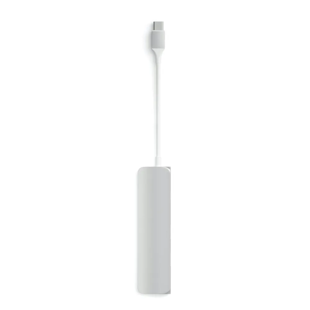 Satechi USB-C Slim Multi-Port Adapter - Silver