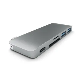 Satechi USB-C USB Pass Through Hub - Space Grey