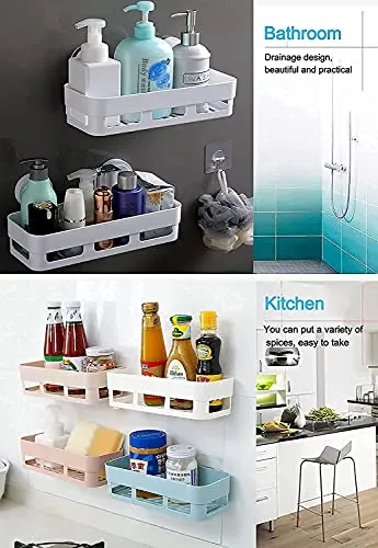 Satpurush Multi-Purpose Organizer Tray/Kitchen Organizer/Multi- Function Rotating Tray/Cosmetics Organizer/Kitchen all Rack (2 PACK)