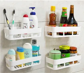 Satpurush Multi-Purpose Organizer Tray/Kitchen Organizer/Multi- Function Rotating Tray/Cosmetics Organizer/Kitchen all Rack (2 PACK)