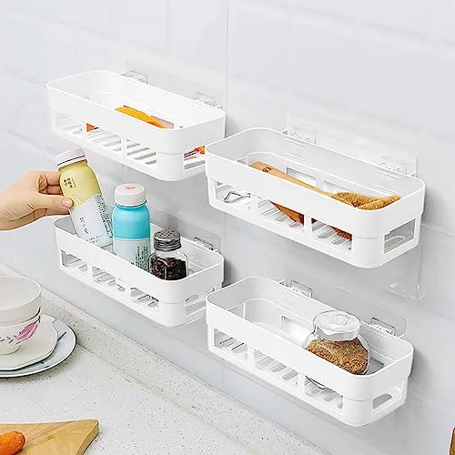 Satpurush Multi-Purpose Organizer Tray/Kitchen Organizer/Multi- Function Rotating Tray/Cosmetics Organizer/Kitchen all Rack (2 PACK)