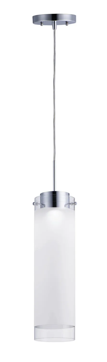 Scope Medium LED Pendant in Polished Chrome