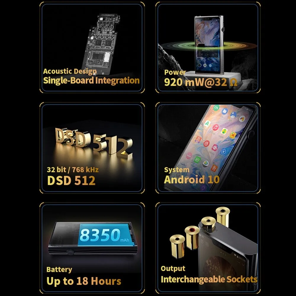 SHANLING M9 Flagship Portable Music Player Built-in Google Play