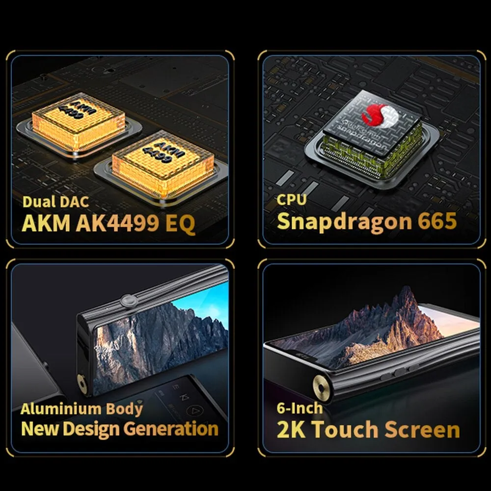 SHANLING M9 Flagship Portable Music Player Built-in Google Play