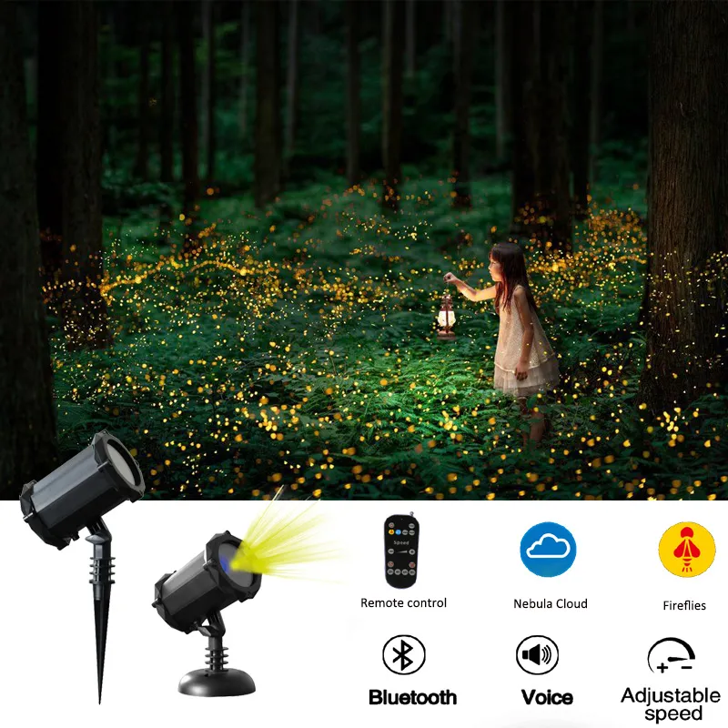 SL-56 Summer Firefly Laser Light / RGB Cosmic Clouds LED / Bluetooth Speaker