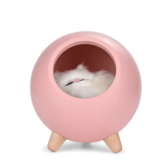 Sleeping Cat House Night Light