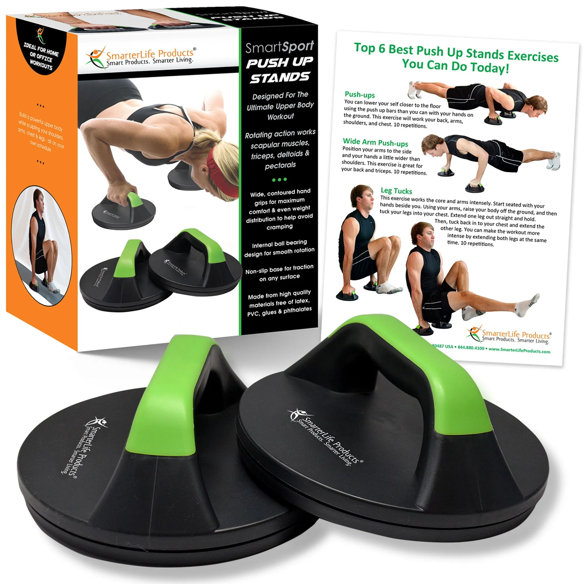 SmarterLife Push Up Bars
