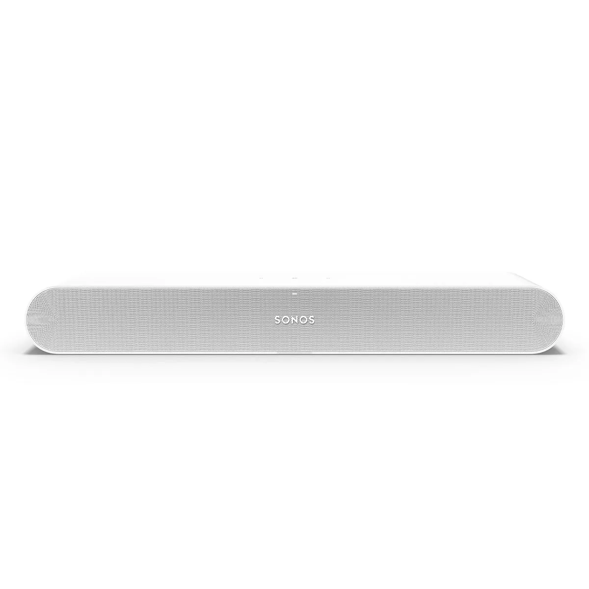 Sonos Immersive Set with Ray Compact Soundbar, Sub Mini Wireless Subwoofer, and Pair of Era 100 Wireless Smart Speakers (White)