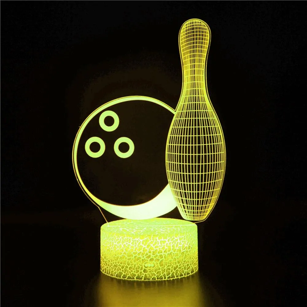 Sports Ball Children Memorial Gift 3D Night Light