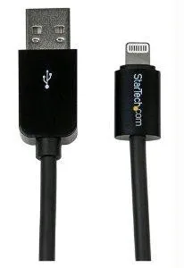 Startech 2m (6ft) Long Black Apple 8-pin Lightning Connector To Usb Cable For Iphone - Ip